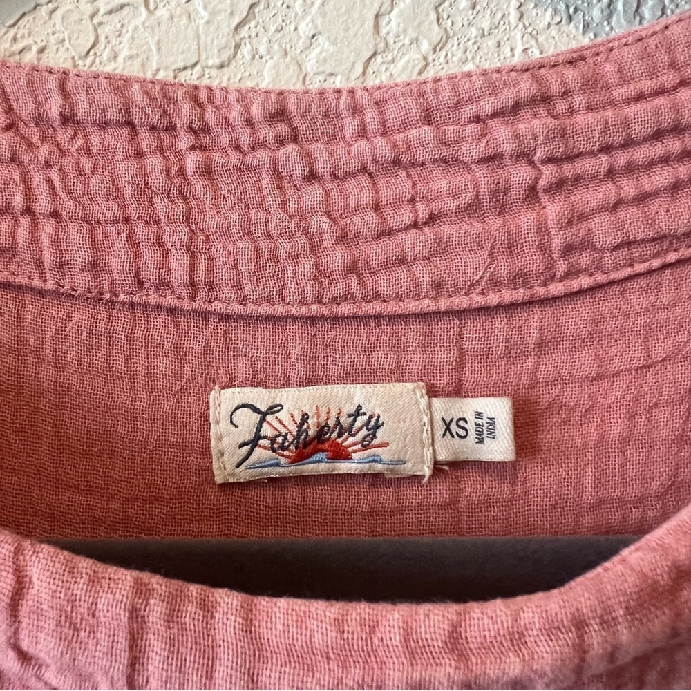 Faherty Pink Midi Dress - Picture 4 of 14